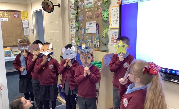 Image of In English, we have been acting out the story of Mole’s Star. This is to help us remember the story ready for writing our narrative.